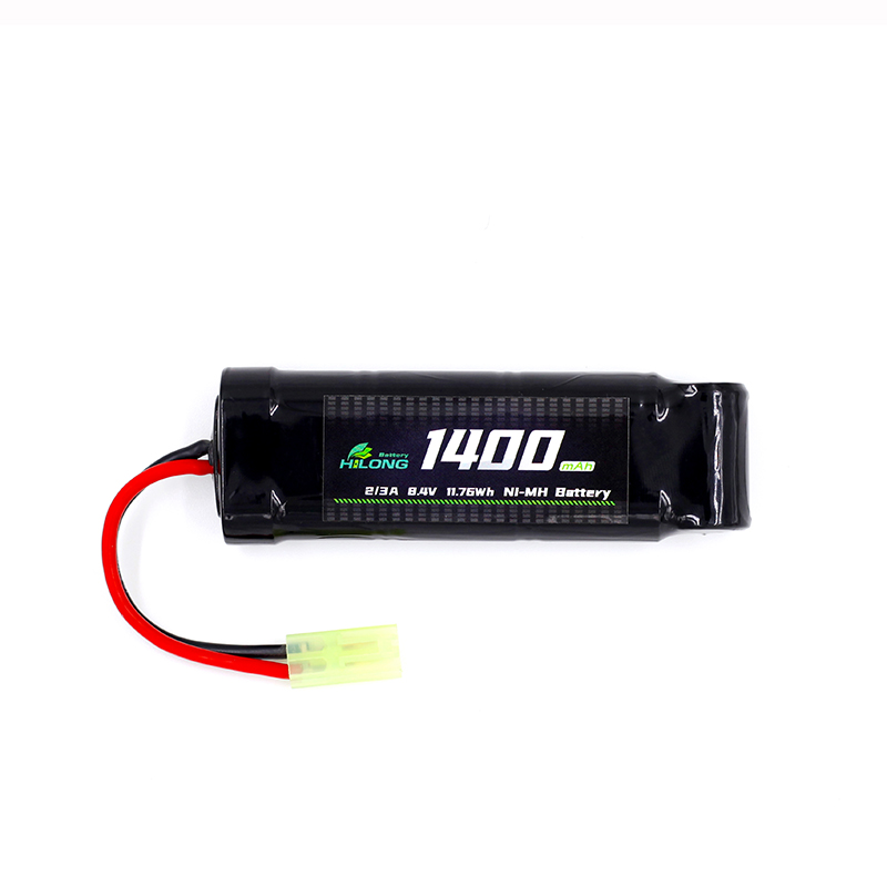 Hilong 1400mAh 8.4V 2/3A Ni-MH  High Power Battery Pack for RC Car/Boat