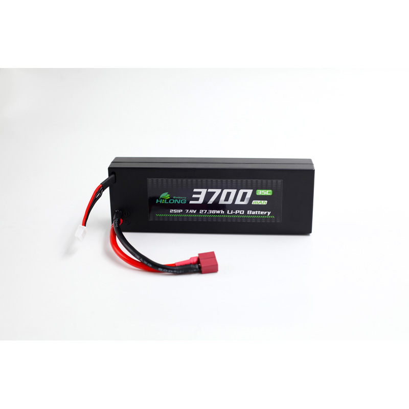 Hilong 3700mAh 7.4V 35C hardcase Li-PO Battery Pack for RC Car