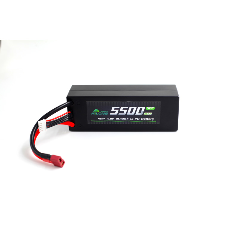 Hilong 5500mAh 14.8V 50C hardcase Li-PO Battery Pack for RC Car