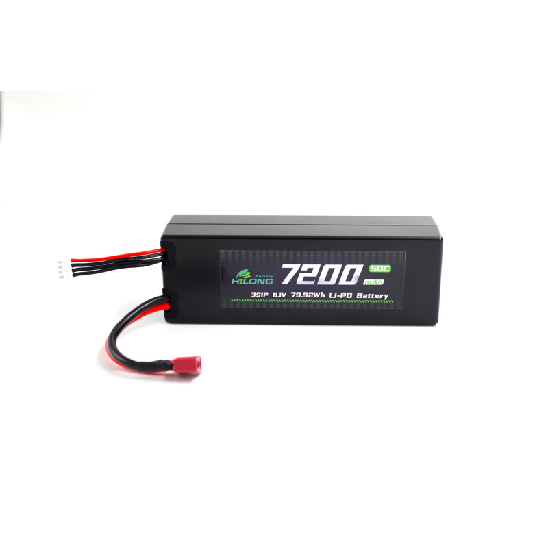 Hilong 7200mAh 11.1V 50C hardcase Li-PO Battery Pack for RC Car