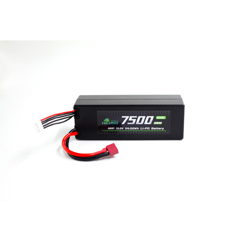 Hilong HV 7500mAh 15.2V 120C hardcase Li-PO Battery Pack for RC Car