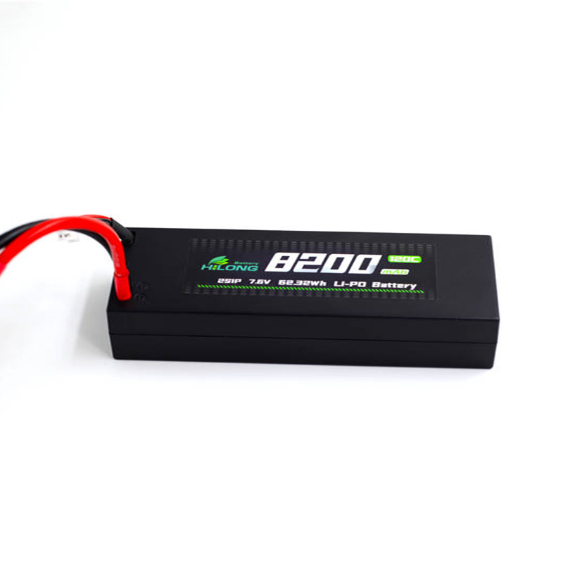 Hilong HV 8200mAh 7.6V 120C hardcase Li-PO Battery Pack for RC Car