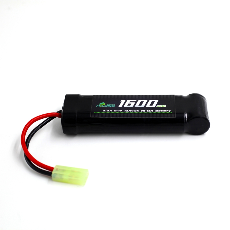 1600mAh 8.4V 2/3A Flat Ni-MH  High Power Battery Pack for Military Airsoft