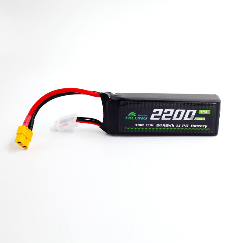 Hilong 2200mAh 11.1V 35C Li-PO Battery Pack for Aircraft, airplane, helicopter