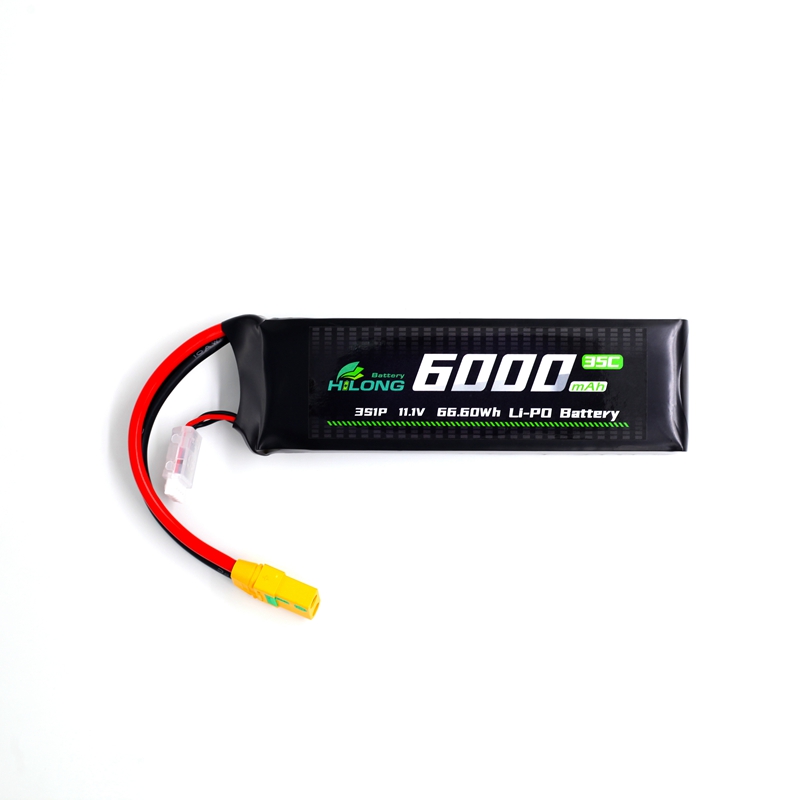 Hilong 6000mAh 11.1V 35C Li-PO Battery Pack for Aircraft, airplane, helicopter