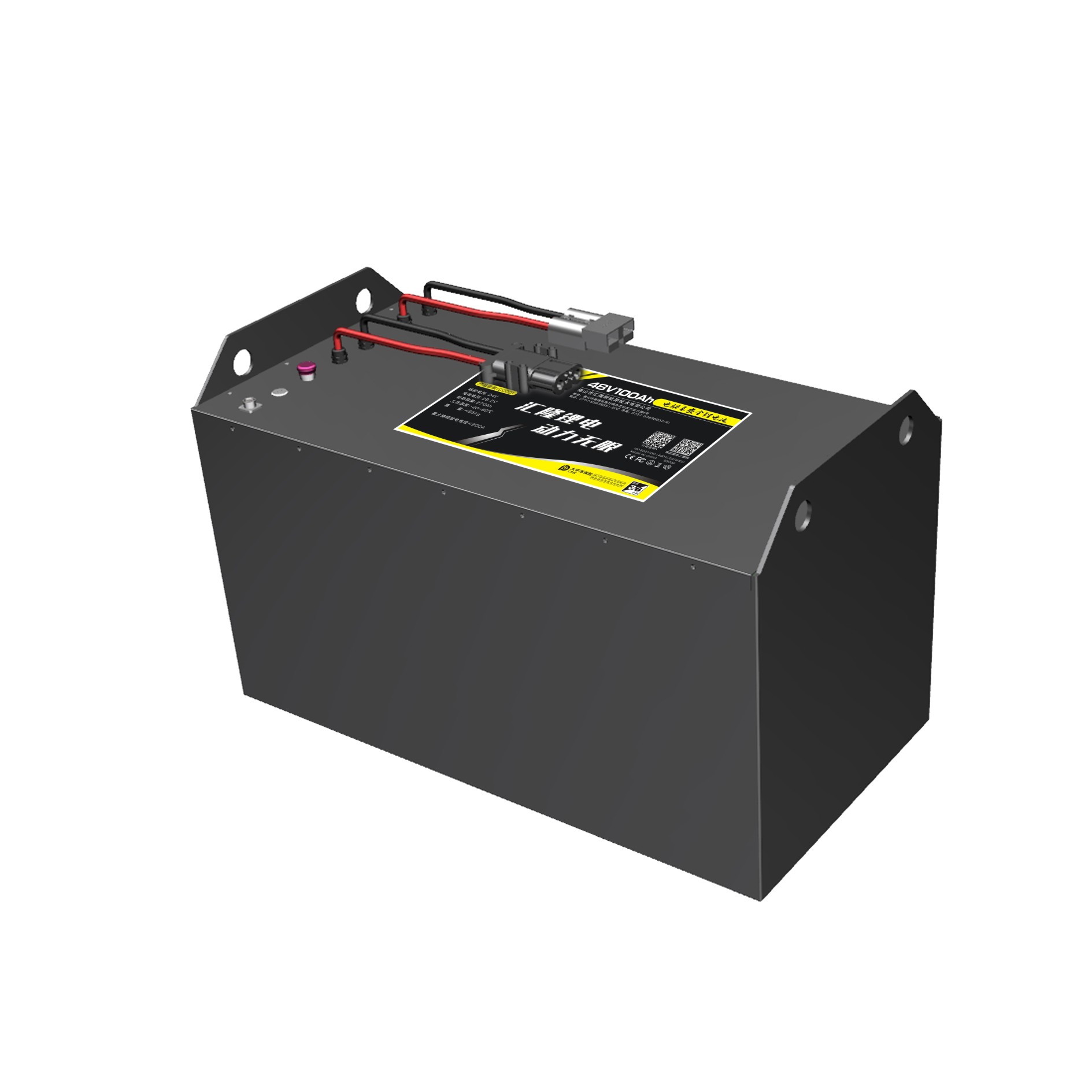 Hilong Lithium Battery 48V 200Ah for Electric Vehicle Forklift-2