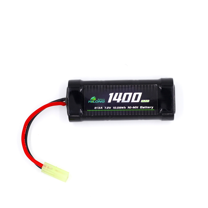 Hilong 1400mAh 7.2V 2/3A Ni-MH  High Power Battery Pack for RC Car/Boat