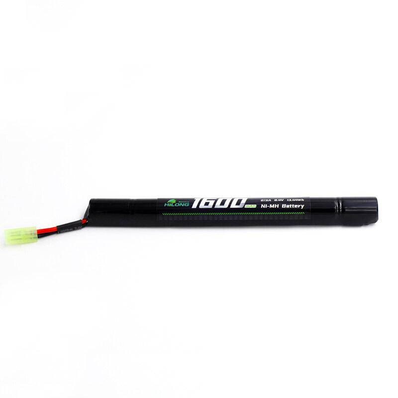 hilong airsoft military ni mh battery 01 - 1600mAh 8.4V 2/3A Stick Ni-MH  High Power Battery Pack for Military Airsoft