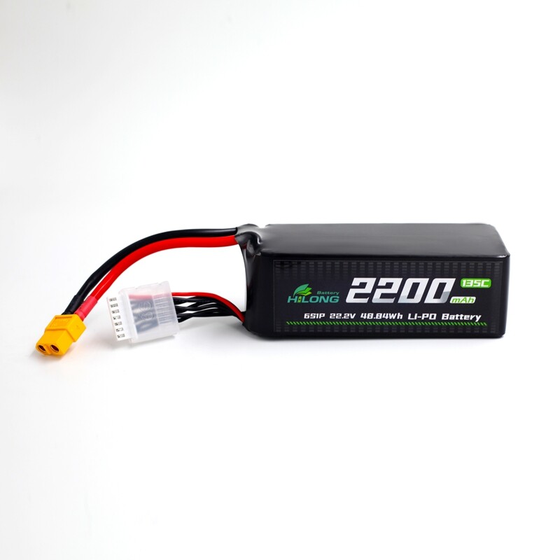 unnamed file 142 - Hilong 2200mAh 22.2V 135C Li-PO Battery Pack for Aircraft, airplane, helicopter