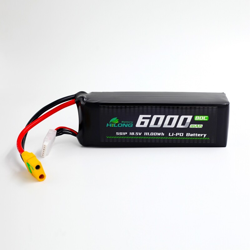 unnamed file 143 - Hilong 6000mAh 18.5V 80C Li-PO Battery Pack for Aircraft, airplane, helicopter