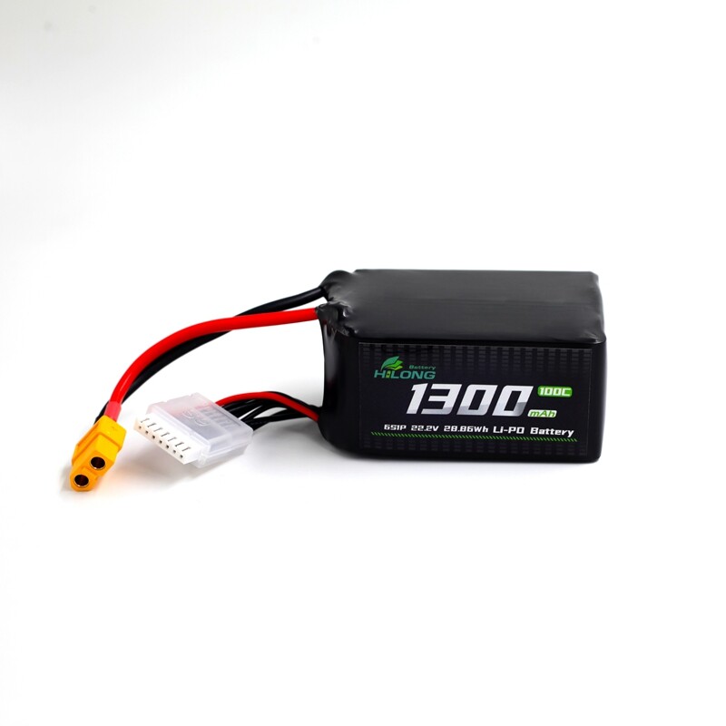 unnamed file 144 - Hilong 1300mAh 22.2V 6S1P 100C Li-PO Battery Pack for Aircraft FPV