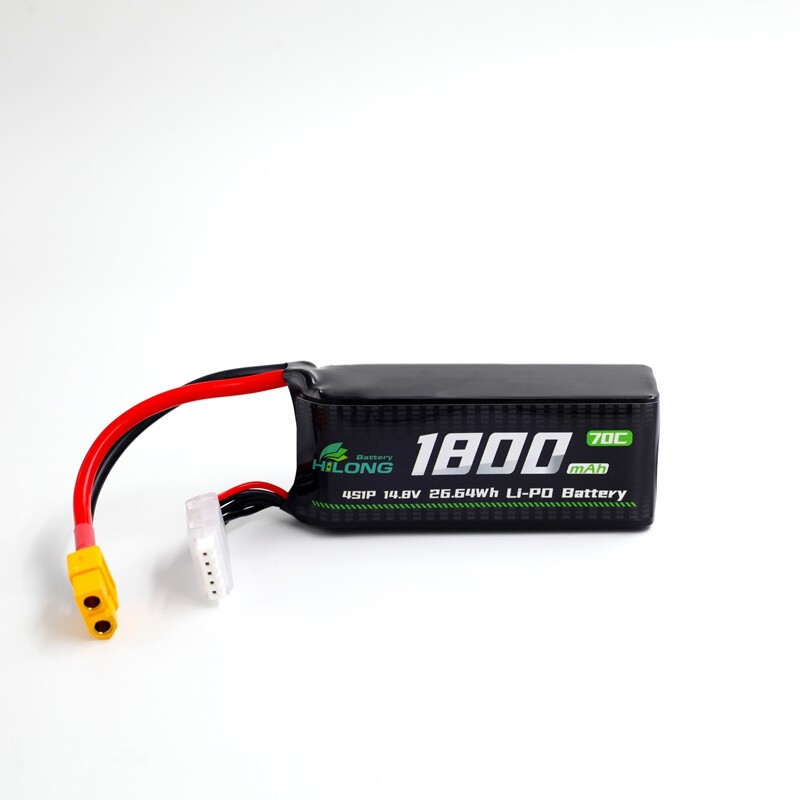 unnamed file 148 - Hilong 1800mAh 14.8V 4S1P 70C Li-PO Battery Pack for Aircraft FPV