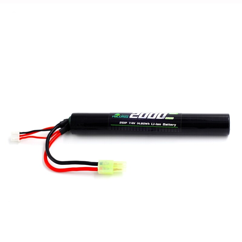 unnamed file 166 - 2000mAh 7.4V 20C Stick High Power Lithium Ion Battery Pack for Military Airsoft