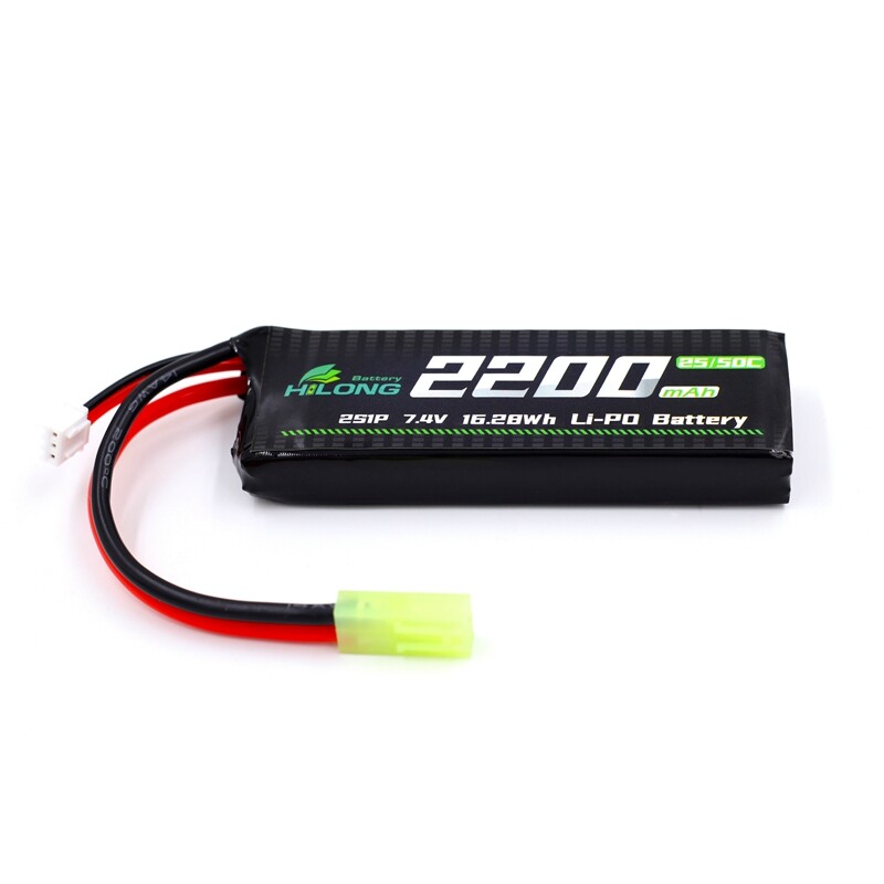 unnamed file 172 - 2200mAh 7.4V 25C/50C High Power Li-PO Battery Pack for Military Airsoft