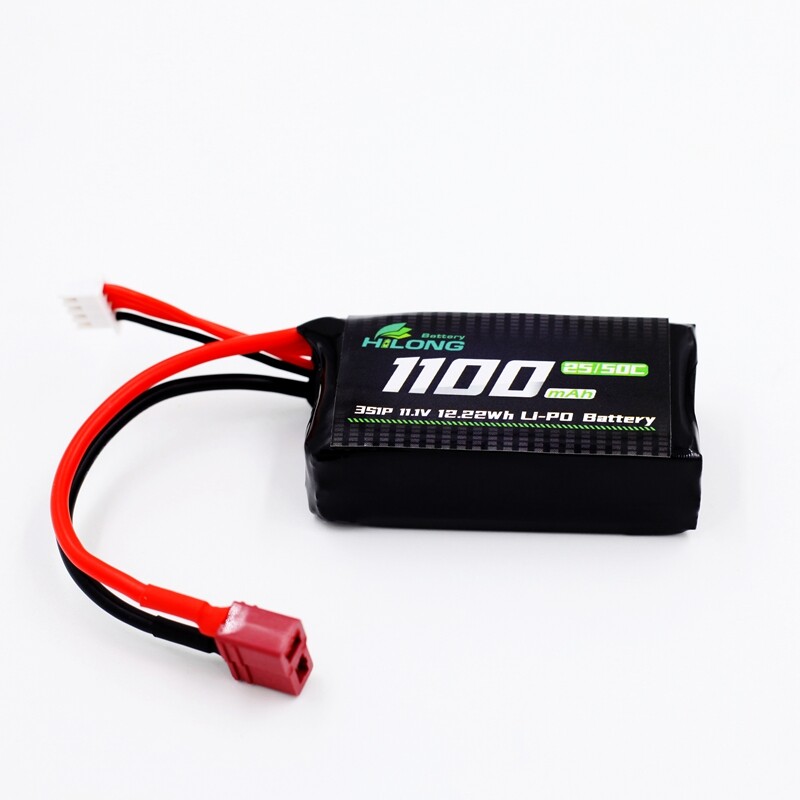 unnamed file 207 - 1100mAh 11.1V 25C/50C High Power Li-PO Battery Pack for Military Airsoft