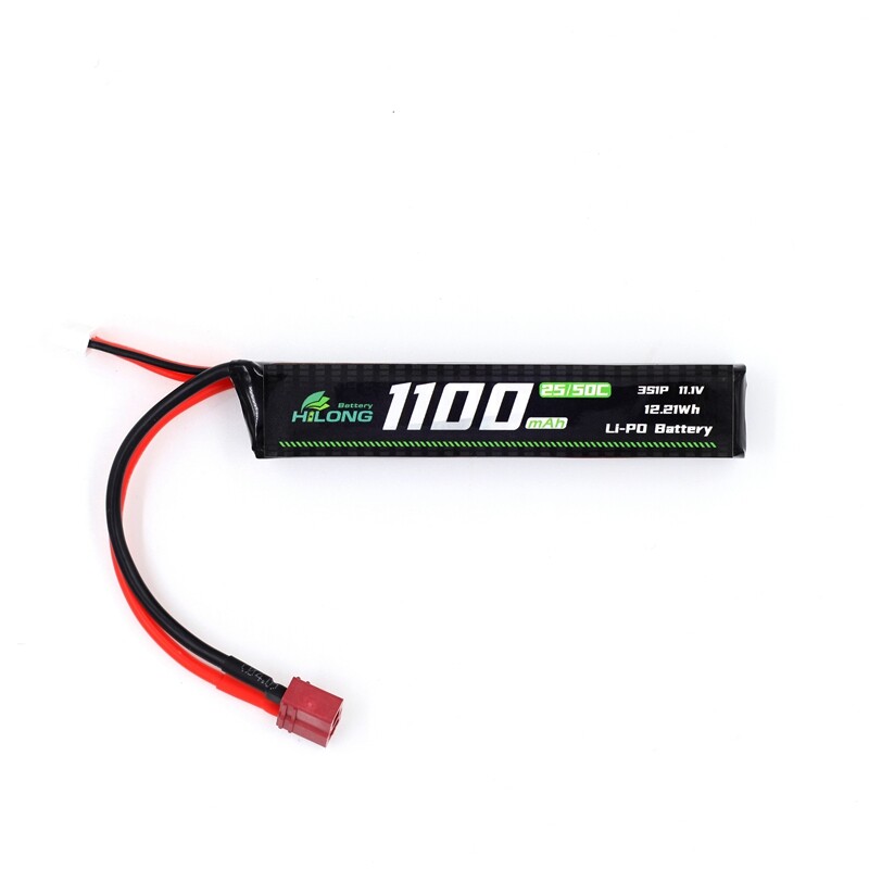 unnamed file 211 - 1100mAh 11.1V 25C/50C Stick High Power Li-PO Battery Pack for Military Airsoft